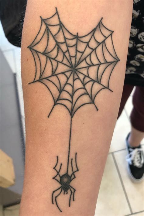 meaning spider web tattoo|spider web traditional tattoo.